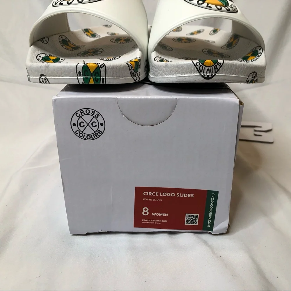 Cross Colours Women’s Slides— Size 8W - Picture 2 of 6